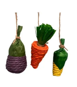 A&E Cage Nibbles Veggie Patch Small Animal Chew Toy (Nibbles Veggie Patch)