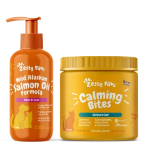 Cat Calming Bites   Wild Alaskan Salmon Oil Formula Bundle