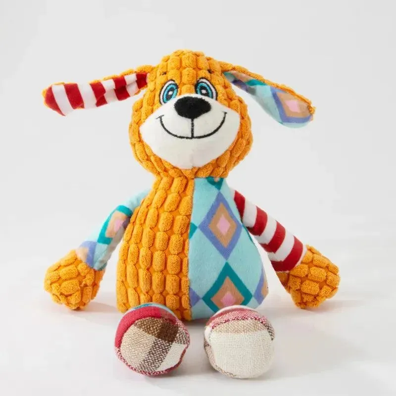 Cute Chew-Resistant Pet Plush Puzzle Toy