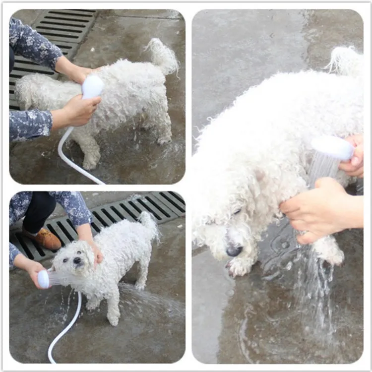 Dog Shower Head Spray Drain Sprinkler Filter