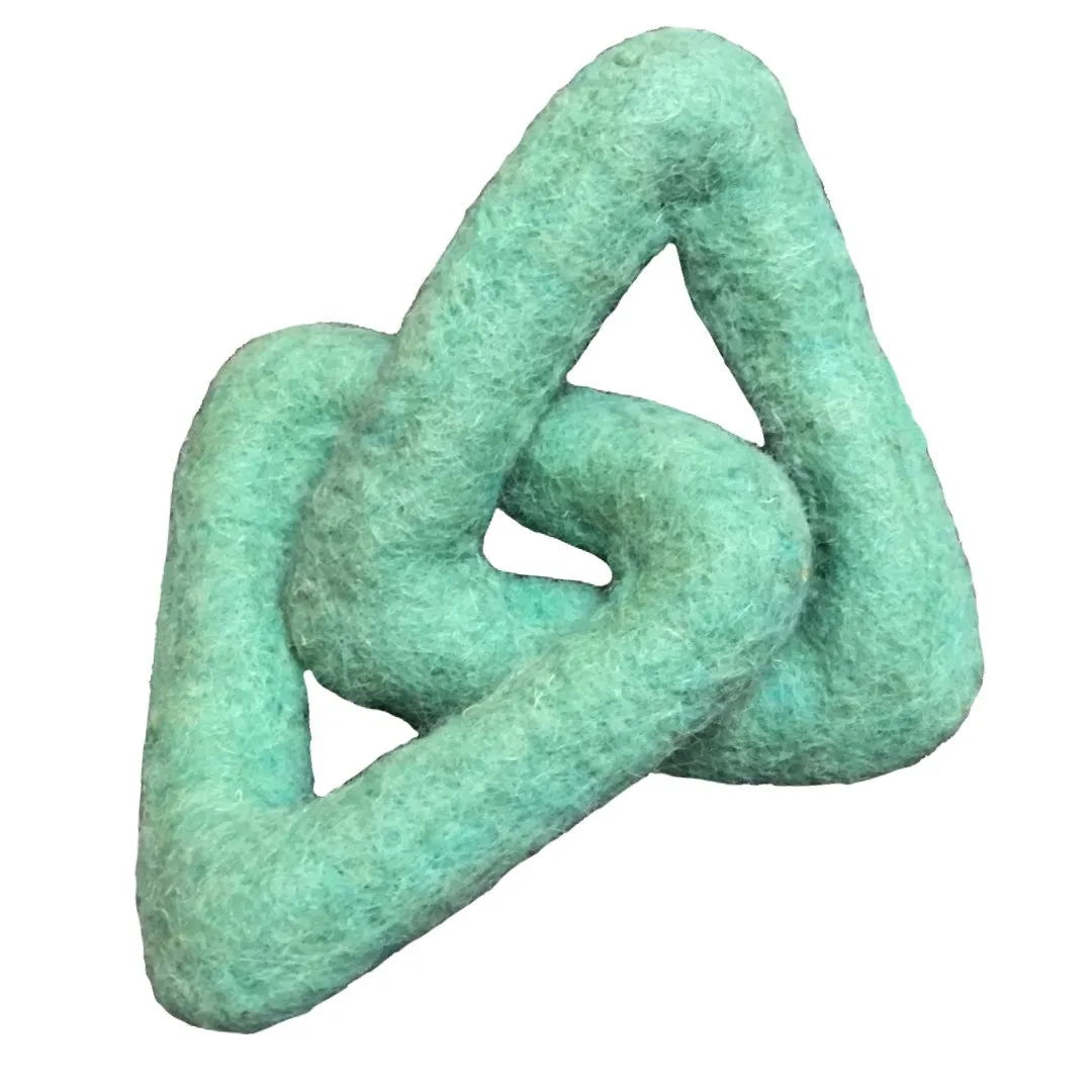 Dog Toy - Chain Shape   I Wool Felt | Pet Toy