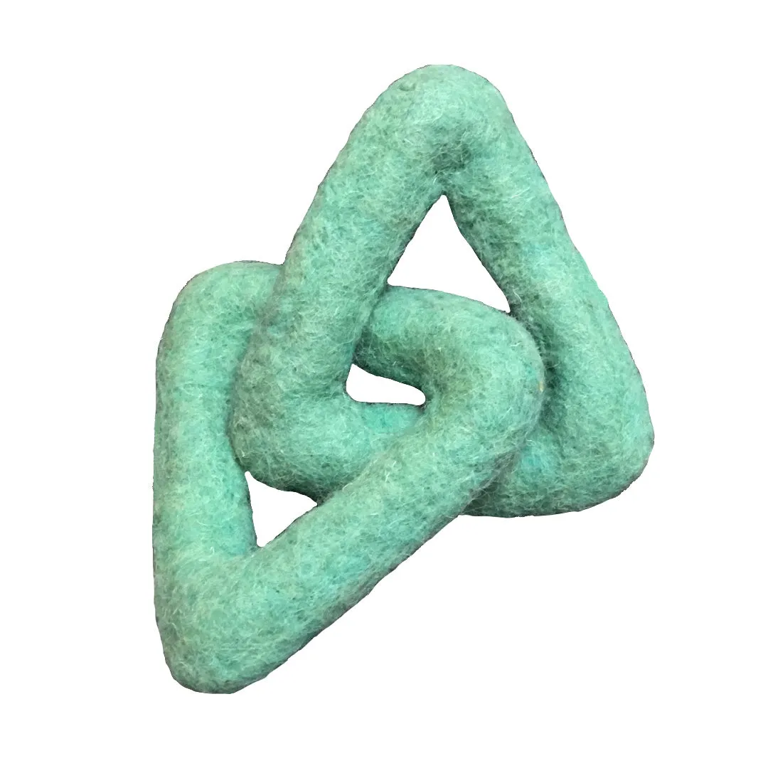Dog Toy - Chain Shape   I Wool Felt | Pet Toy