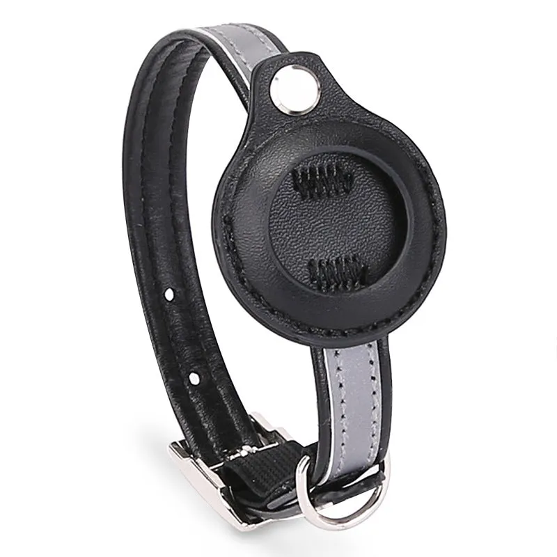 Frenchie Reflective Airtag Case Collar
