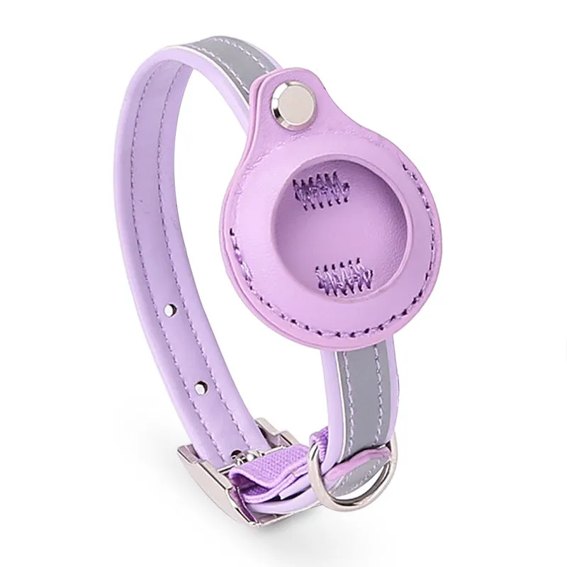 Frenchie Reflective Airtag Case Collar
