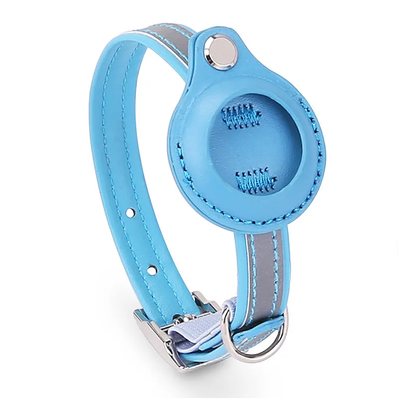 Frenchie Reflective Airtag Case Collar