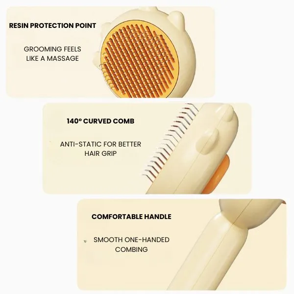 Gentle Paws™ Self-Cleaning Grooming Brush
