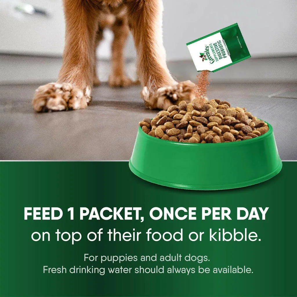 Greenies Digestive Probiotic Clinical Strength Supplements for Dogs