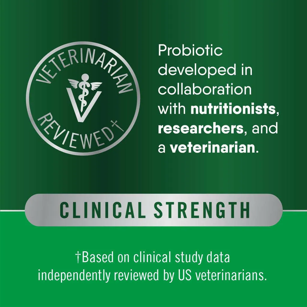 Greenies Digestive Probiotic Clinical Strength Supplements for Dogs