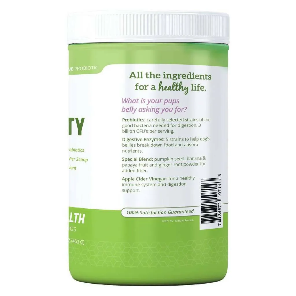 Health Extension Belly   Immunity Digestive Probiotic for Puppies & Dogs (16 oz)
