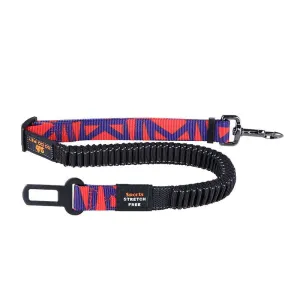 Heavy Duty Adjustable Elastic Pet Car Seat Belts-Red