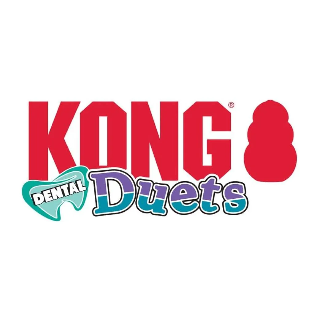 KONG Duets Dental Ball Toy for Small Dogs