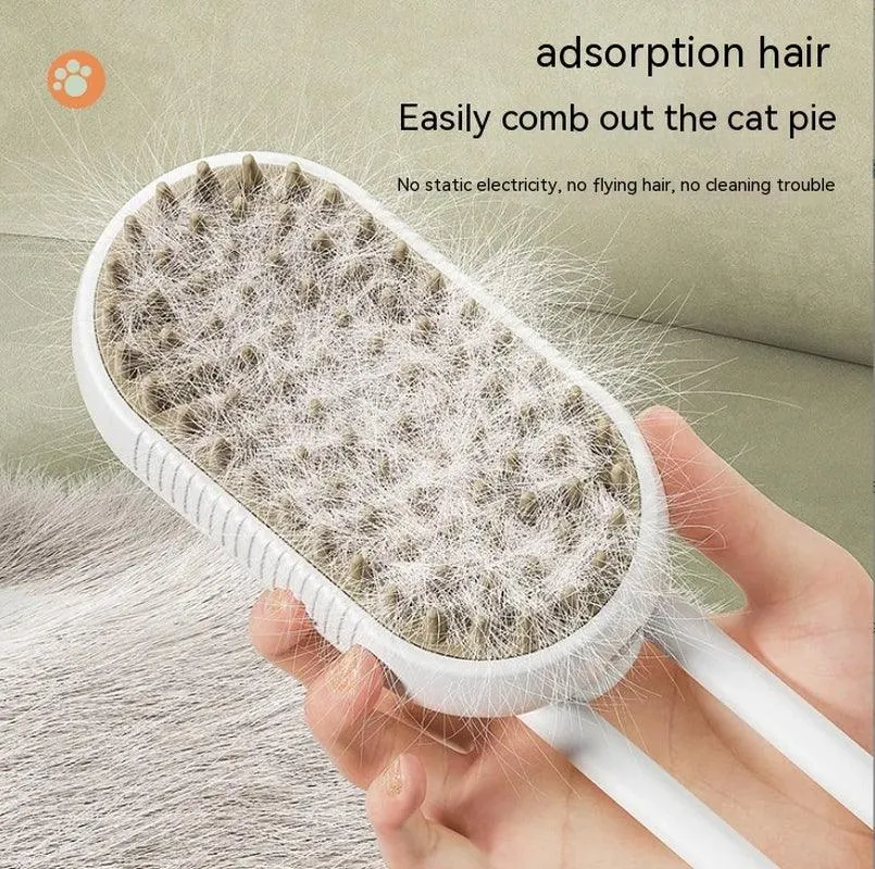 New Pet Electric Spray Comb for Cats & Dogs - Hair Removal, Anti-Static, Massage & Clean