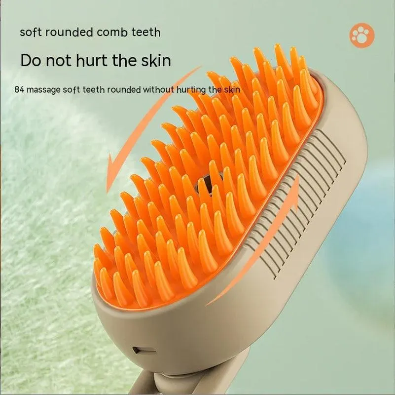 New Pet Electric Spray Comb for Cats & Dogs - Hair Removal, Anti-Static, Massage & Clean