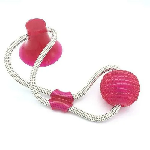 Pet Dog Toys Silicon Suction Cup Tug dog toy Dogs Push Ball Toy Pet