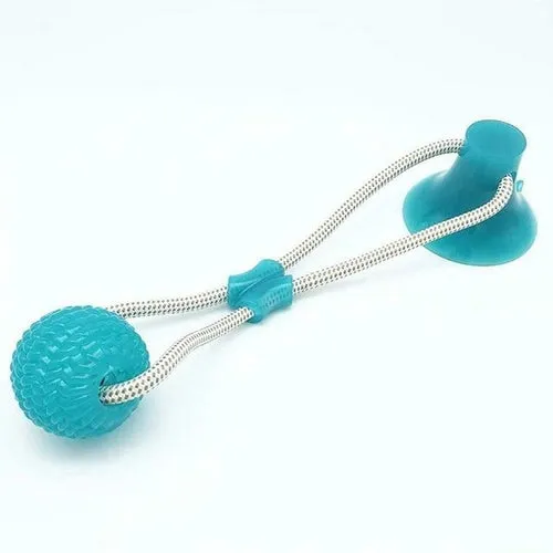 Pet Dog Toys Silicon Suction Cup Tug dog toy Dogs Push Ball Toy Pet