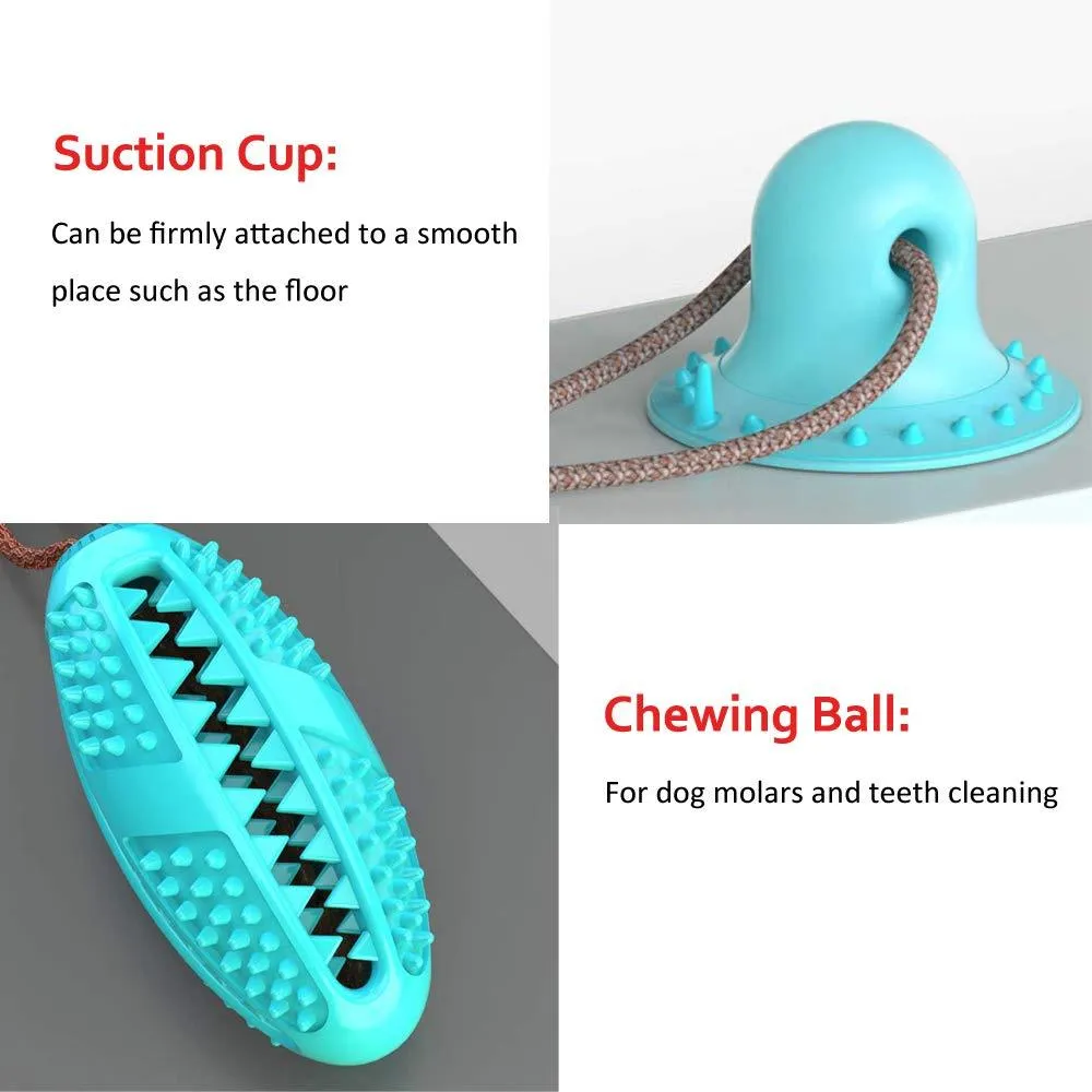 Pet Dog Toys Silicon Suction Cup Tug dog toy Dogs Push Ball Toy Pet
