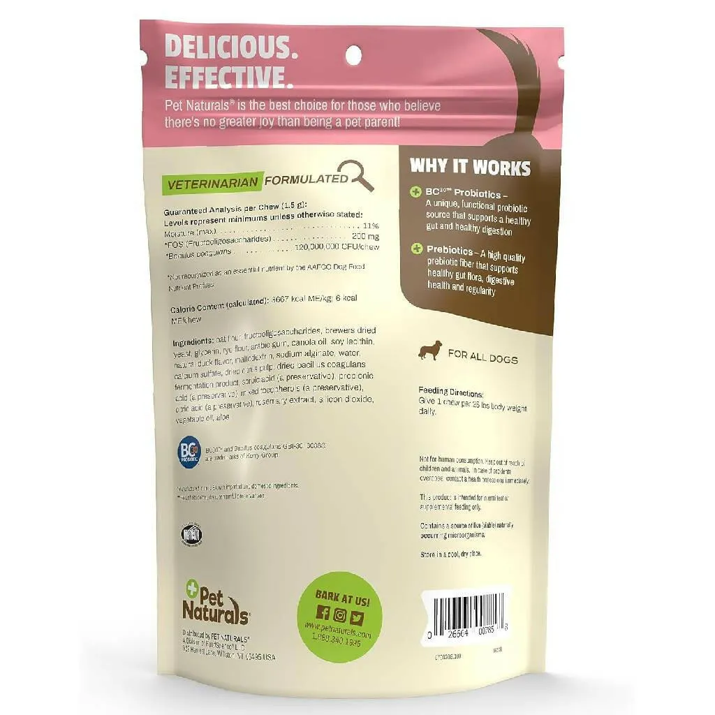 Pet Naturals Daily Probiotic Chews for Dogs