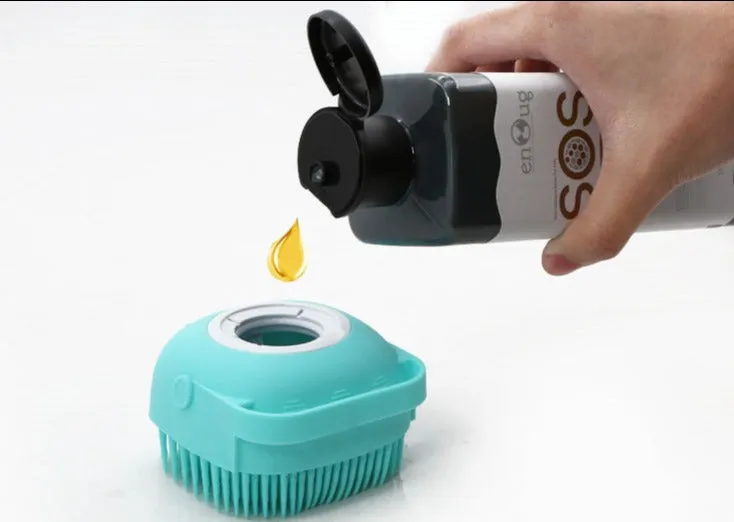 Pet Silicone Bath Brush