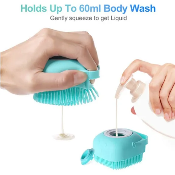 Pet Silicone Bath Brush