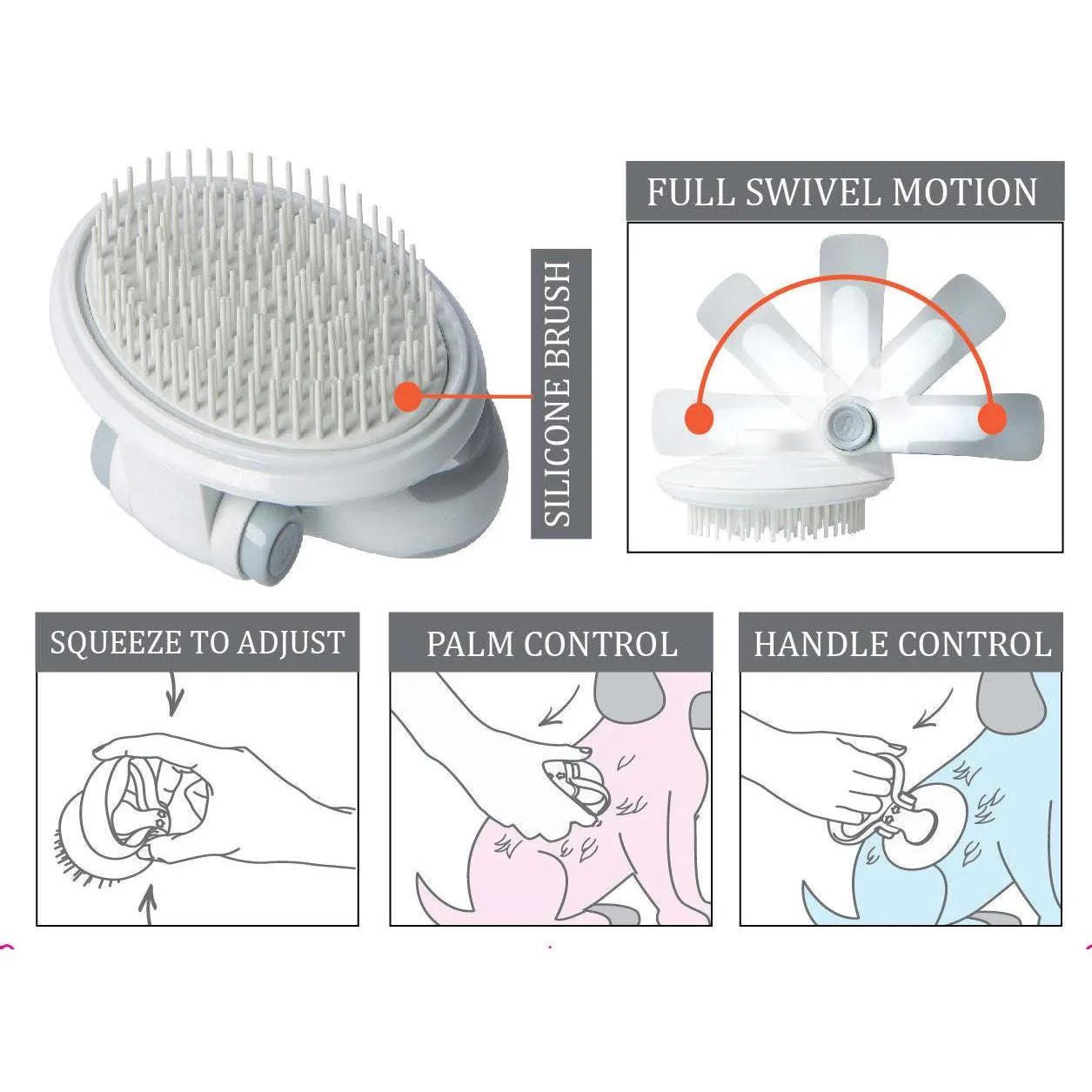 Travel Soft Pin Brush Care