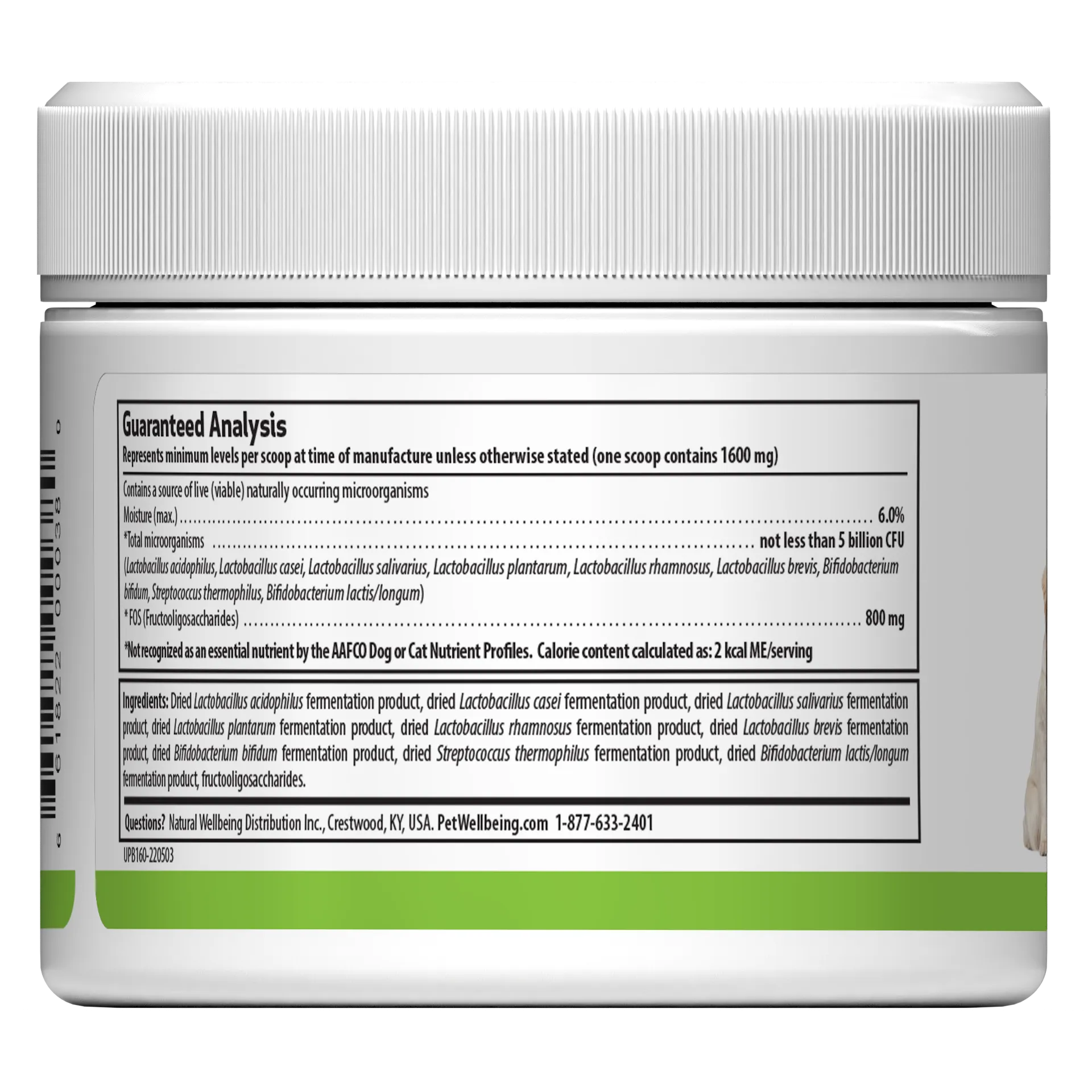 Ultimate Probiotic 9 Strains with Prebiotics - Gut Microbiome Health for Cats