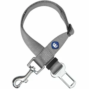 Universal Nylon Adjustable Safety Dog Seat Belt for Puppy S M L Boy Girl Dogs, Black
