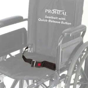 Wheelchair Seatbelt With Push Button
