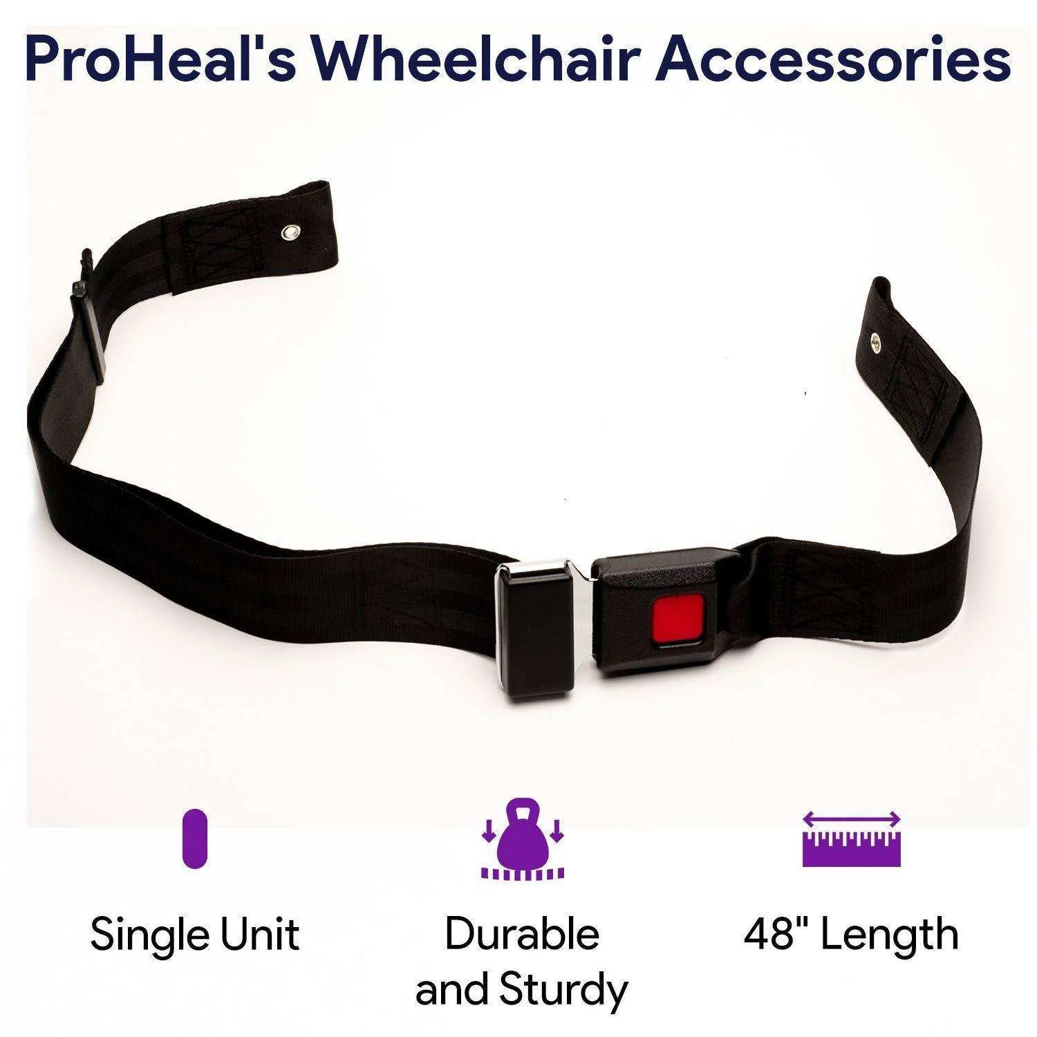 Wheelchair Seatbelt With Push Button